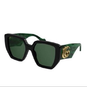 Green "GG" Gucci Women's Sunglasses